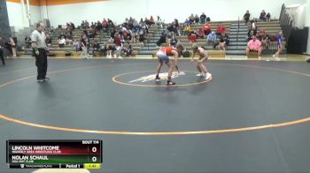 J-10 lbs Semifinal - Nolan Schaul, USA MAT CLUB vs Lincoln Whitcome, Waverly Area Wrestling Club