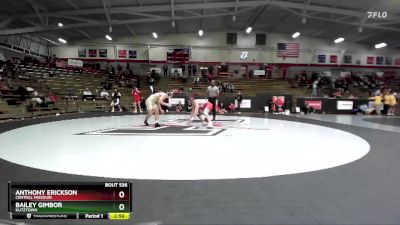 165 lbs Cons. Round 4 - Bailey Gimbor, Kutztown vs Anthony Erickson, Central Missouri