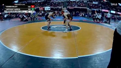 AA - 190 lbs Semifinal - Kohen Rilley, Flathead (Kalispell) vs Anthony Garcia, Billings West