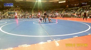 46 lbs Consi Of 8 #2 - Lincoln Rich, Massa's Maniacs vs Boston Kinder, Nixa Youth Wrestling