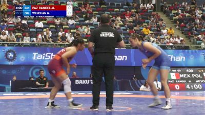 69 kg 1/8 Final - Maria Paz Rangel, Mexico vs Maja Wejchan, Poland