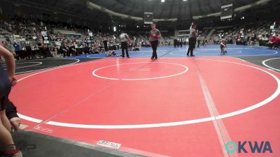 46 lbs Round Of 32 - Kolter Kelley, Coweta Tiger Wrestling vs Holly Mancini, Collinsville Cardinal Youth Wrestling