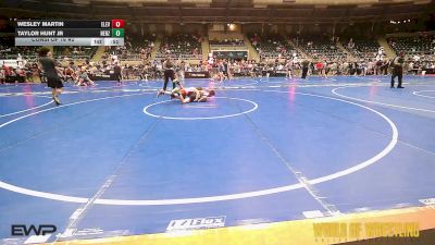 95 lbs Consi Of 16 #2 - Wesley Martin, Elevate Wrestling Academy (EWA) vs Taylor Hunt Jr, Nebraska Boyz