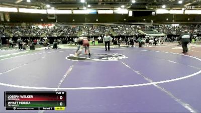 175 lbs Cons. Round 4 - Joseph Welker, Centennial vs Wyatt Moura, Tri-Valley