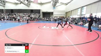 162-H lbs Round Of 64 - Anthony Brown, Penns Grove vs Claret Acheampong, Brentwood