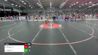 85 lbs Rr Rnd 1 - Grayson Rivera, Buffalo Valley Wrestling Club - Black vs Logan Taylor, Elite NJ MS Red