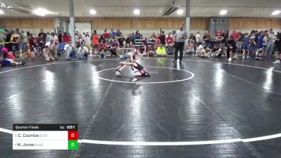 62 lbs Quarterfinal - Crue Coombe, Bloomsburg vs Mason Jones, Reading