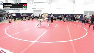 C-200 lbs Semifinal - Teagan Barr, PA vs Eli Knight, WV