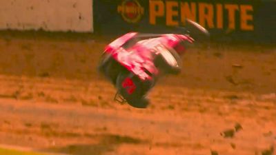 Western Springs Winner Crashes Spectacularly After Checkers