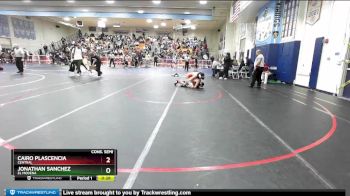 126 lbs Cons. Semi - Cairo Plascencia, Central vs Jonathan Sanchez, El Modena