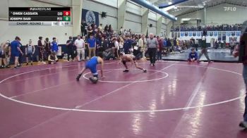 132 lbs Champ. Round 1 - Owen Cassata, SJCI vs Joseph Said, St. Peters