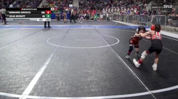 40 lbs Quarterfinal - Julia McNutt, Abilene vs Emmarie Orosco, Ulysses Wrestling Club