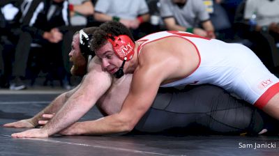 285 lbs Semifinal - Lewis Fernandes, Cornell vs Aaron Costello, Iowa