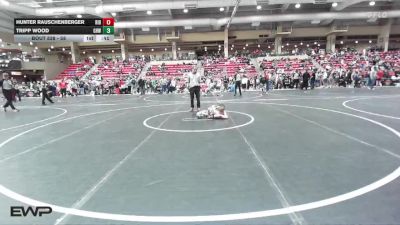 58 lbs Champ. Round 3 - Tripp Wood, Greater Heights Wrestling vs Hunter Rauschenberger, Ridge