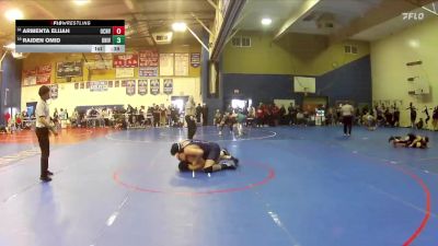 285 lbs Cons. Round 2 - Armenta Elijah, Ocean View vs Raiden Omid, University