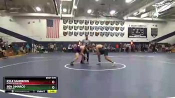 175 lbs Cons. Semi - Ben DiMarco, Kenston vs Kyle Sandborn, North Royalton