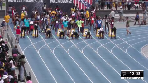 Youth Boys' 100m Championship, Semi-Finals 1 - Age 14