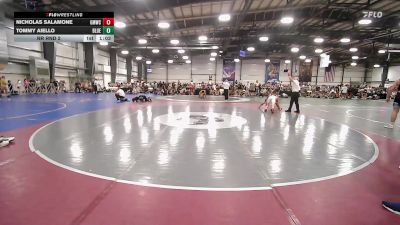 126 lbs Rr Rnd 2 - Nicholas Salamone, Gold Medal Wrestling Club - Easton vs Tommy Aiello, Blue Wave