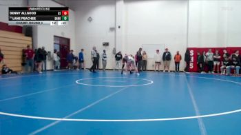 175 lbs Champ. Round 3 - Lane Peachee, Washington Hatchets vs Denny Allgood, Bloomington South