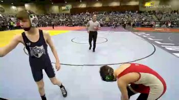 88 lbs Round Of 32 - Caleb Clemans, Federal Way Spartans vs Weston Borgers, X-Calibur