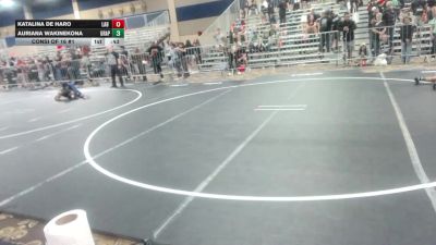 116 lbs Consi Of 16 #1 - Katalina De Haro, Lab Academy vs Auriana Wakinekona, Grapplers HI