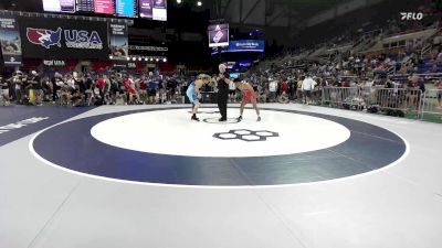 138 lbs Champ. Rd Of 32 - Cayden Rios, TX vs Presley Johnson, MO