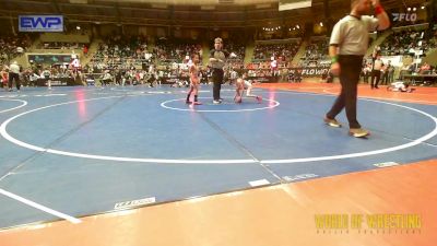 57 lbs Round Of 32 - Kinsley (KK) Kothenbeutel, Minnesota Elite vs Avery Rosas, OKC Saints Wrestling