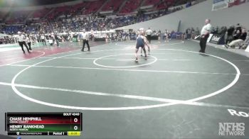 4A-113 lbs Cons. Semi - Chase Hemphill, Crook County vs Henry Bankhead, North Marion