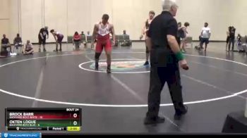 223 lbs Semis & 3rd Wb (16 Team) - Brock Barr, Backyard Boyz White vs Okten Logue, Backyard Boyz Blue