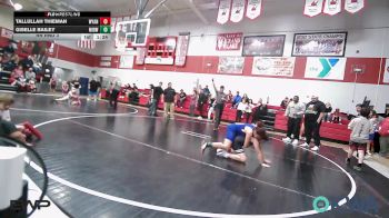 130 lbs Rr Rnd 3 - Tallullah Thieman, Wyandotte Youth Wrestling vs Giselle Bailey, Midwest City Bombers Youth Wrestling Club