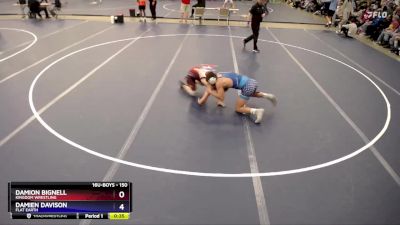 150 lbs Champ. Round 1 - Damion Bignell, Kingdom Wrestling vs Damien Davison, Flat Earth