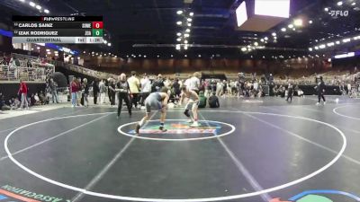 132 lbs Quarterfinal - Izak Rodriguez, Zephyrhills Christian vs Carlos Sainz, Somerset