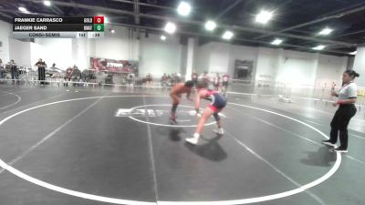 165 lbs Consolation - Frankie Carrasco, GoldRush vs Jaeger Sand, Unattached