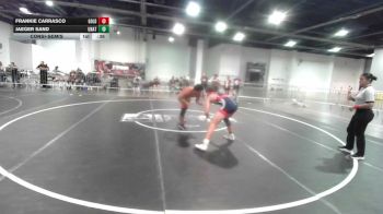 165 lbs Consolation - Frankie Carrasco, GoldRush vs Jaeger Sand, Unattached