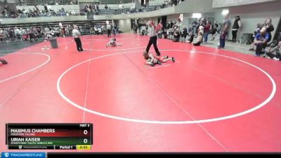 70 lbs Cons. Semi - Maximus Chambers, Mauston TALONS vs Uriah Kaiser, Stratford Youth Wrestling