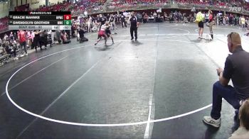 82 lbs Cons. Semi - Gracie Mahnke, West Point Wrestling Club vs Gwendolyn Grothen, Milford Wrestling Club