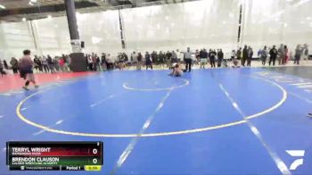 123 lbs Cons. Round 2 - Terryl Wright, Nansemond River vs Brendon Clauson, Caliber Wrestling Academy