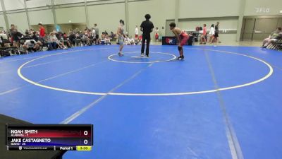 132 lbs Quarters & 1st Wb (16 Team) - Noah Smith, Alabama vs Jake Castagneto, Idaho