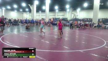 130 lbs Round 3 (8 Team) - Rachel Silva, Charlies Angels Florida Black vs Fiona Ritchie, Team Diamond Fish
