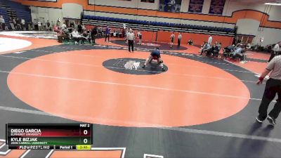 149 lbs Cons. Round 3 - Kyle Bizjak, John Carroll University vs Diego Garcia, Elmhurst University