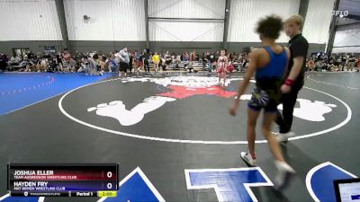 87 lbs 3rd Place Match - Joshua Eller, Team Aggression Wrestling Club vs Hayden Fry, Mat Demon Wrestling Club