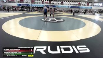 172 lbs Championship Bracket - Andrew McMonagle, M2 Training Center vs Toren Vandenbush, Askren Wrestling Academy