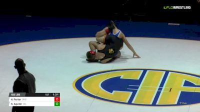 120 lbs Final - Henry Porter, Oakdale (SJ) vs Nic Aguilar, Gilroy (CC)