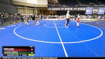 78-86 lbs Round 2 - Emma Bunn, Toro World Club vs Ophilea Cortes, Twin City Wrestling Club