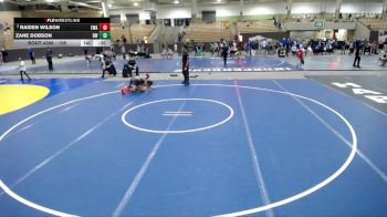 105 lbs Cons. Round 5 - Raiden Wilson, Elite Wrestling Academy vs Zane Dobson, Blackman Wrestling