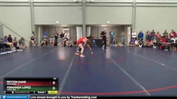 117 lbs Placement Matches (8 Team) - Peyton Hand, Oklahoma vs Fernanda Lopez, Texas Red