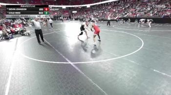 D1-157 lbs Champ. Round 1 - Devin Johnson, Arrowhead vs Cole Reid, Muskego
