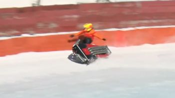 Scary Crash In Vintage World Championship Snowmobile Qualifying