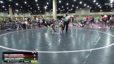 60 lbs Cons. Round 4 - Sebastian Chambers, Eagle Wrestling Academy vs Paul Vanderhoeven, North DeSoto Wrestling Academy