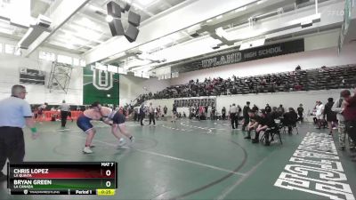 215 lbs 5th Place Match - Chris Lopez, La Quinta vs Bryan Green, La Canada